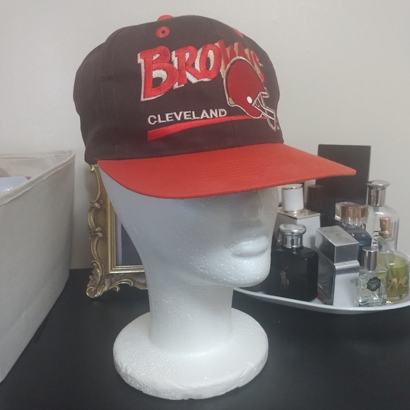 COPY - Vintage Cleveland Browns Team NFL Snapback Hat - Picture 2 of 8